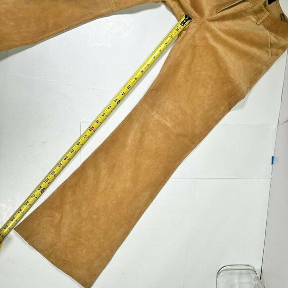Victoria's Secret Size 2 Petite Tan Suede Pants Christie Fit Moda Int. - Picture 6 of 11
